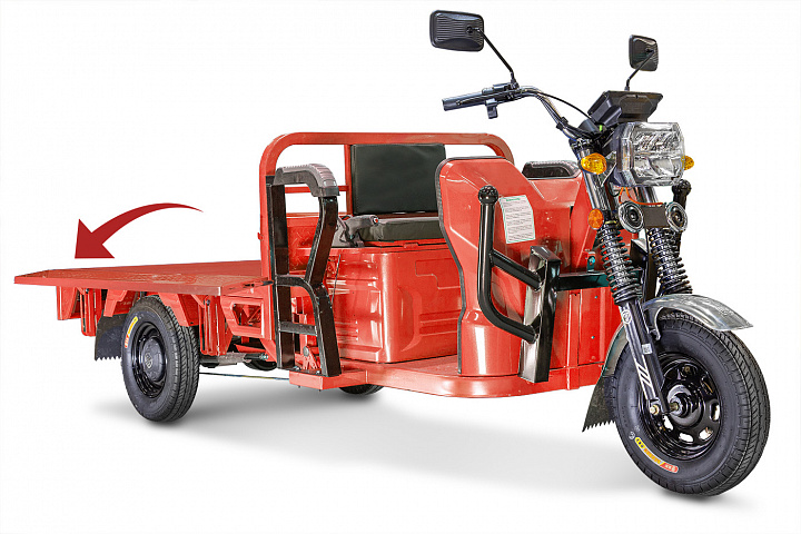 картинка Грузовой электрический трицикл Rutrike Габарит 1700 60V1200W от магазина Eltreco
